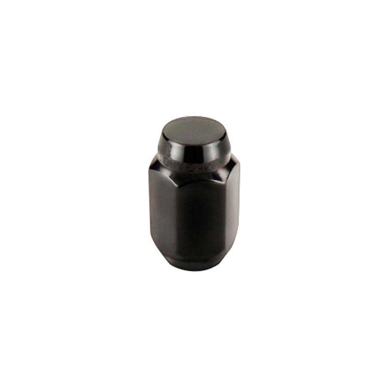 McGard Hex Lug Nut (Cone Seat) M12X1.5 / 13/16 Hex / 1.5in. Length (4-pack) - Black - Saikospeed