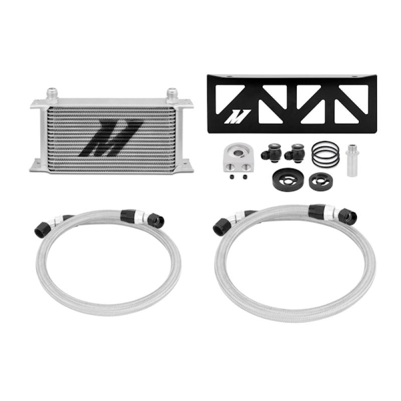 Mishimoto 13+ Subaru BRZ / 13+ Scion FR-S Oil Cooler Kit - Silver - Saikospeed