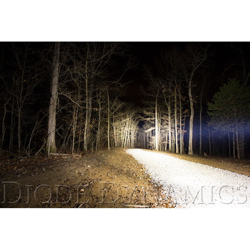 Diode Dynamics 18 In LED Light Bar Single Row Straight Clear Driving Each Stage Series