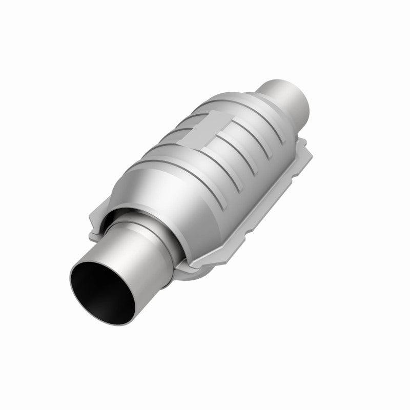 MagnaFlow Conv Univ 2.25in Inlet/Outlet Center/Center Round 9in Body L x 5.125in W x 13in Overall L - Saikospeed