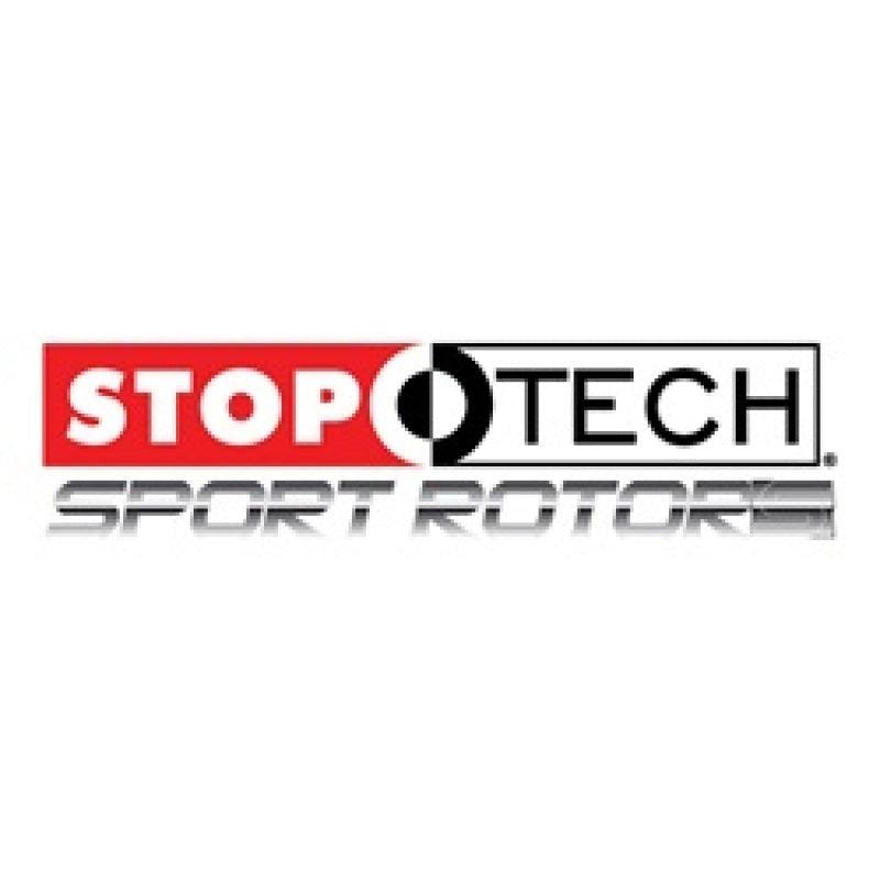 StopTech Power Slot 04 STi Front Left SportStop Slotted Rotor - Saikospeed