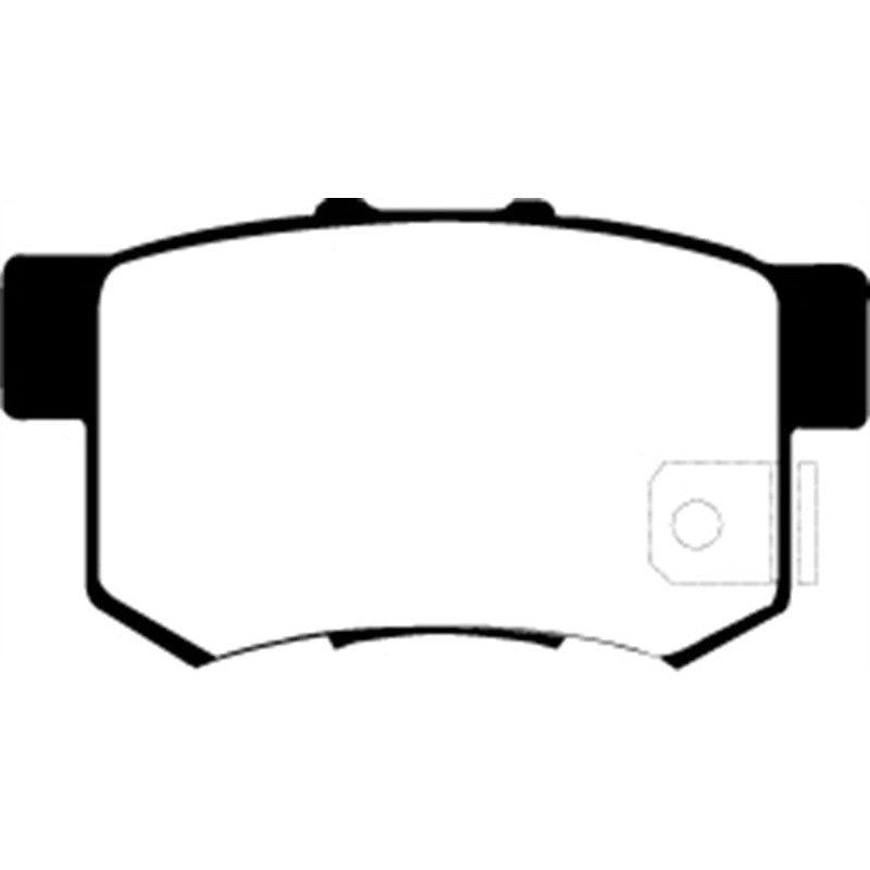 EBC 97 Acura CL 2.2 Greenstuff Rear Brake Pads - Saikospeed