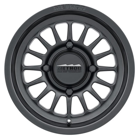 Method MR411 Bead Grip 15x7 / 5+2/38mm Offset / 4x136 / 106.25mm CB Matte Black Wheel - Saikospeed