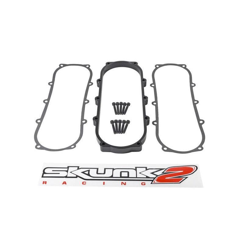 Skunk2 Ultra Series Honda/Acura Black Street Intake Manifold .5 Liter Spacer - Saikospeed