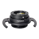 NRG Quick Release Kit Gen 4.0 - Black Body / Black Ring w/ Handles