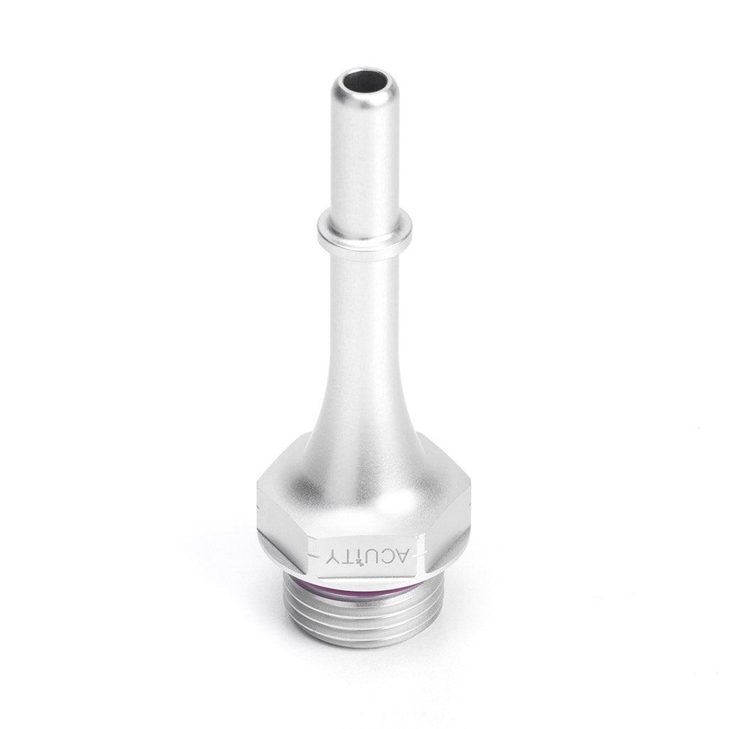 Acuity Instruments 5/16" Quick-Connect to -8 O-Ring Boss (ORB) Adapter, 62mm flange to tip - Saikospeed