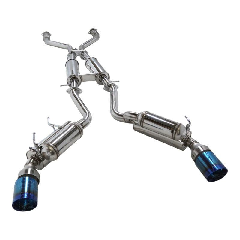 HKS 09+ 370z Dual Hi-Power Titanium Tip Catback Exhaust (requires removal of emissions canister shie - Saikospeed