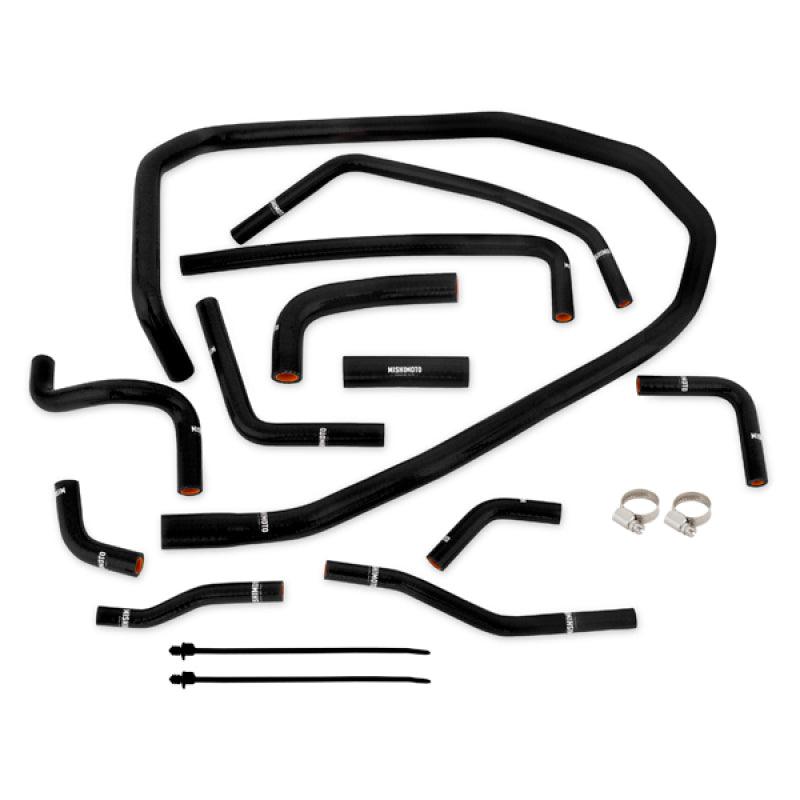 Mishimoto 2015 Subaru WRX Black Silicone Radiator Coolant Ancillary Hoses Kit - Saikospeed