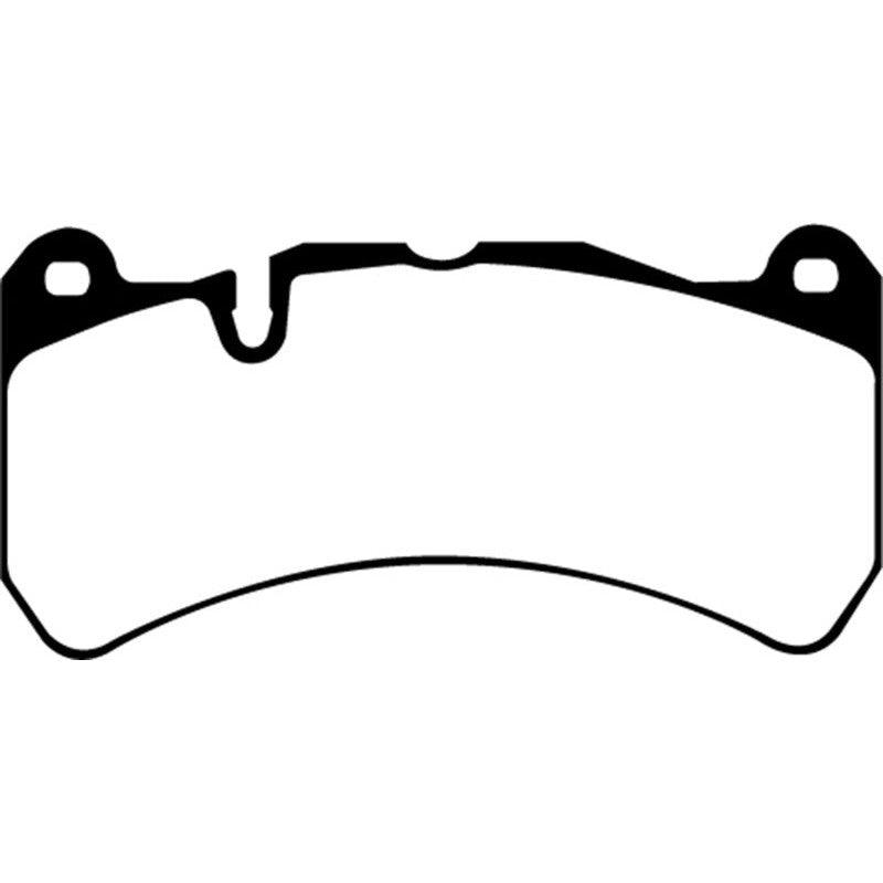 EBC 07-08 Ferrari 430 Scuderia 4.3 Yellowstuff Front Brake Pads - Saikospeed