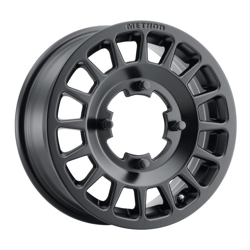 Method MR407 Bead Grip 15x6 / 5+1/51mm Offset / 5x4.5 / 77mm CB Matte Black Wheel - Saikospeed