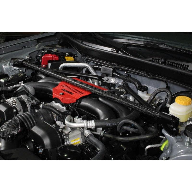 Perrin 2013+ BRZ/FR-S/86/GR86 Front Strut Brace - Carbon Fiber (Req. Removal of OEM Engine Cover) - Saikospeed