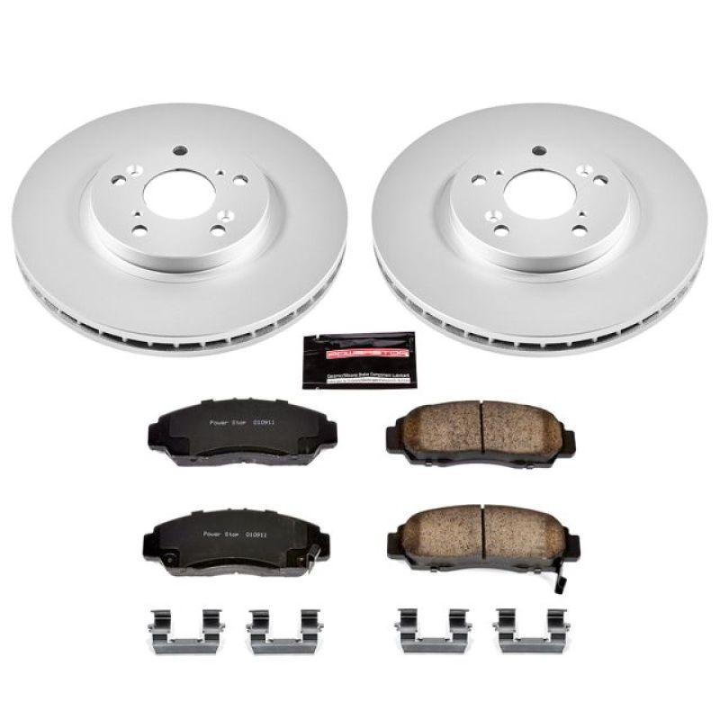 Power Stop 01-03 Acura CL Front Z17 Evolution Geomet Coated Brake Kit - Saikospeed