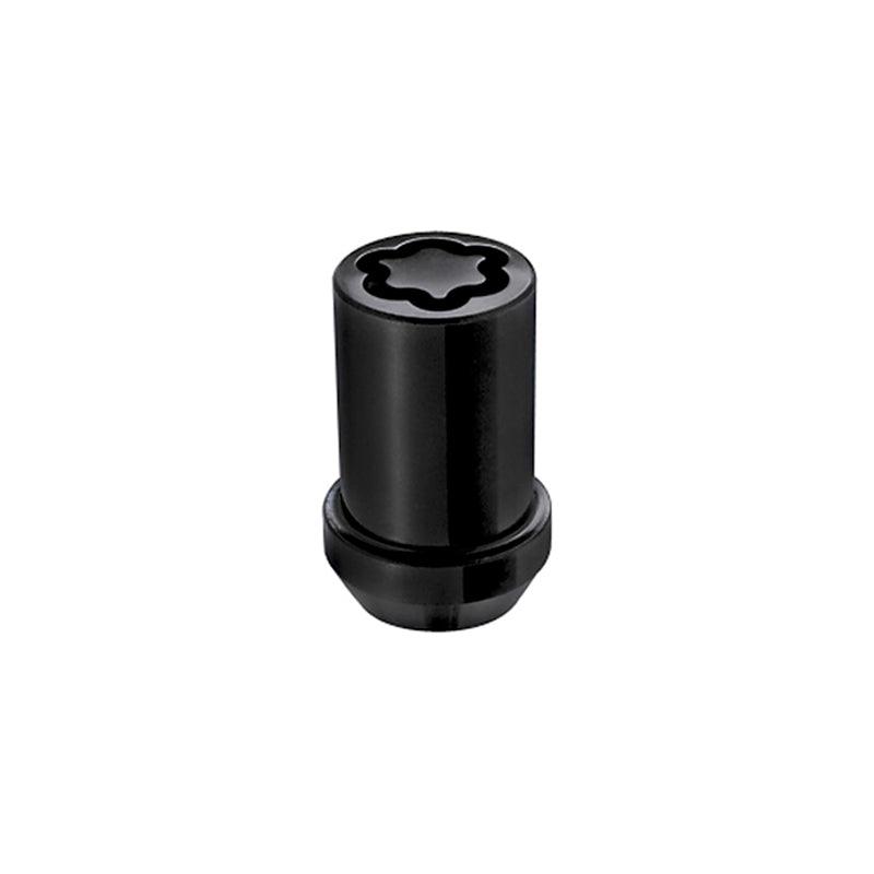 McGard Wheel Lock Nut Set - 4pk. (Tuner / Cone Seat) M12X1.5 / 13/16 Hex / 1.24in. Length - Black - Saikospeed