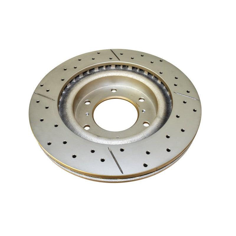 DBA 08-10 STi/2017 BRZ w/Perf. Pkg. Rear Dual-Drilled Street Series Rotor - Saikospeed