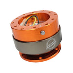 NRG Quick Release Gen 2.0 - Orange Body / Titanium Chrome Ring