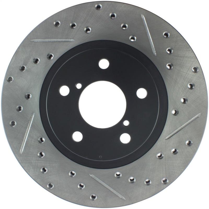 StopTech Slotted & Drilled Sport Brake Rotor - Saikospeed