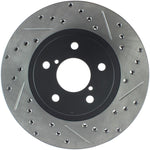 StopTech Slotted & Drilled Sport Brake Rotor - Saikospeed