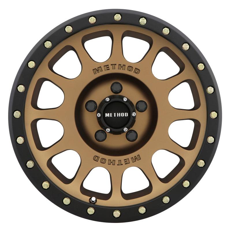 Method MR305 NV 17x8.5 0mm Offset 5x150 116.5mm CB Method Bronze/Black Street Loc Wheel - Saikospeed