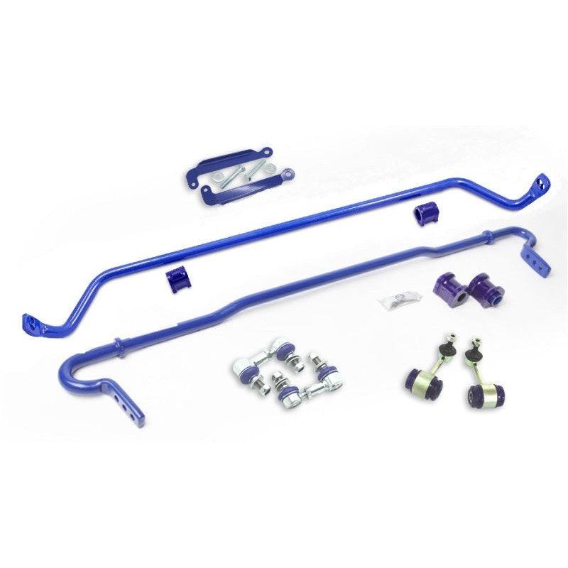 SuperPro 2015 Subaru WRX STI Launch Edition Front / Rear 26mm F/24mm R Adjustable Sway Bar Link Set - Saikospeed