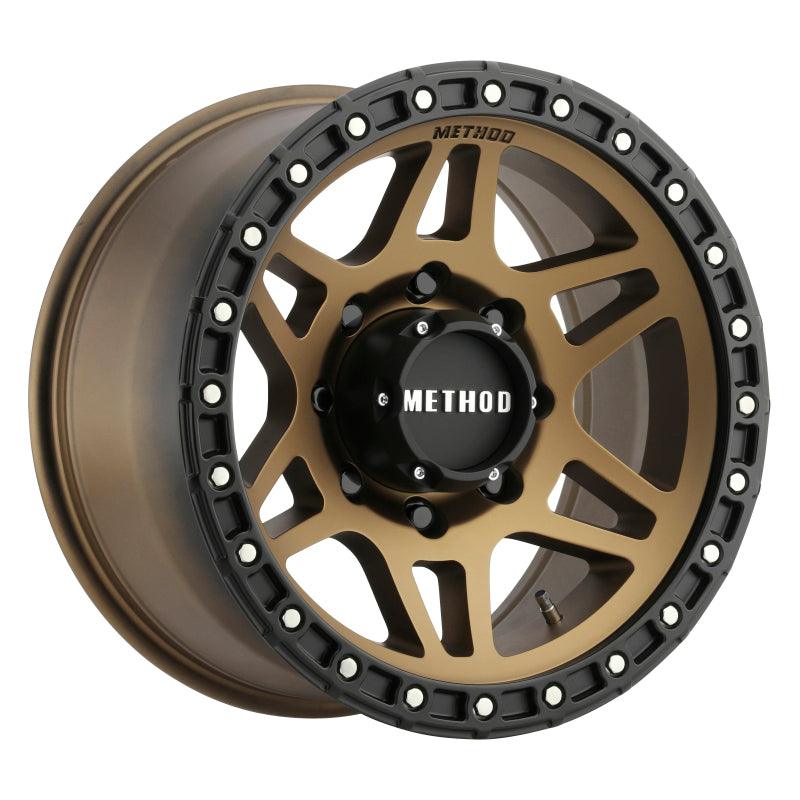 Method MR312 18x9 +18mm Offset 8x6.5 130.81mm CB Method Bronze/Black Street Loc Wheel - Saikospeed