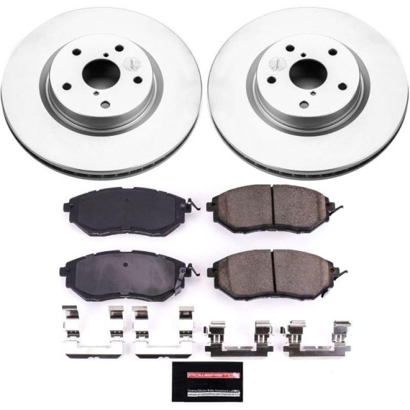 Power Stop 06-07 Subaru B9 Tribeca Front Z17 Evolution Geomet Coated Brake Kit - Saikospeed