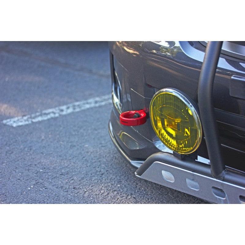 Perrin 08-14 Subaru WRX/STI Tow Hook Kit (Front) - Red - Saikospeed