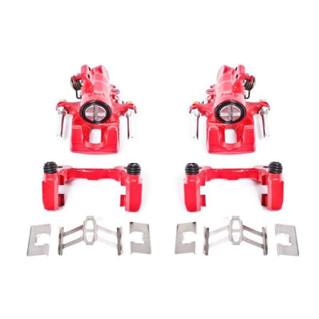 Power Stop 01-05 Acura EL Rear Red Calipers w/Brackets - Pair - Saikospeed