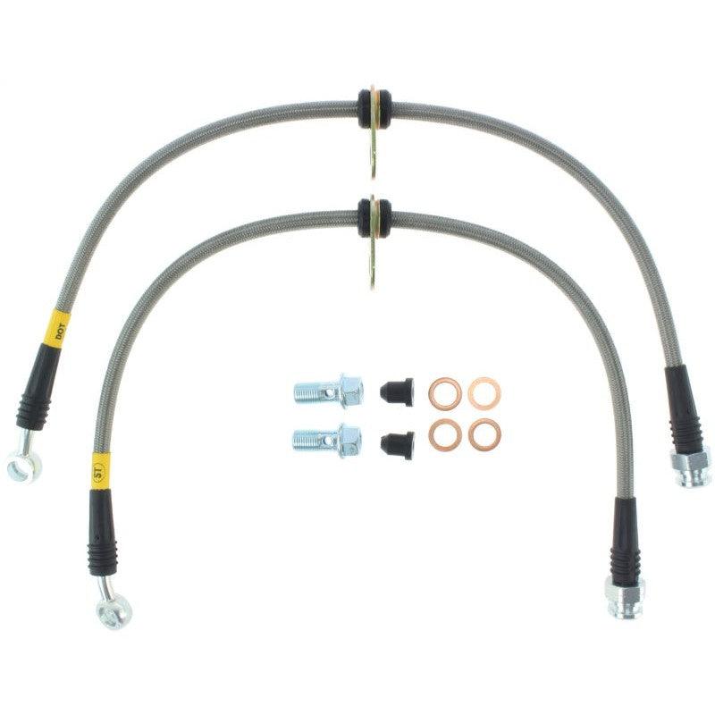 StopTech 02-06 Acura RSX / 04-09 TSX / 03-07 Accord / 09 Accord Coupe & Sedan Rear SS Brake Lines - Saikospeed