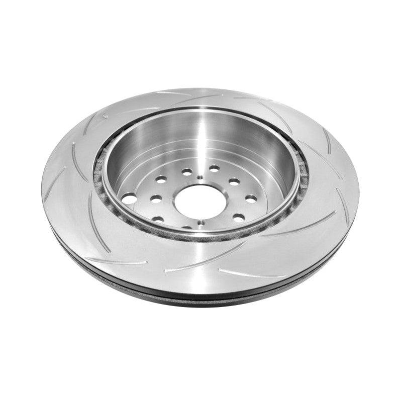 DBA 08-10 STi/2017 BRZ w/Perf. Pkg. Dual Drilled Rear Slotted Street Series Rotor - Saikospeed