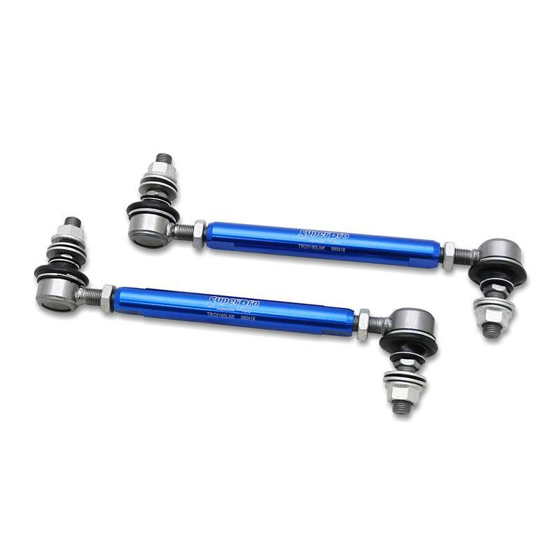 SuperPro 2013 Scion FR-S Base Front HD Adjustable End Link Set (12mm Studs 210mm-260mm Length) - Saikospeed