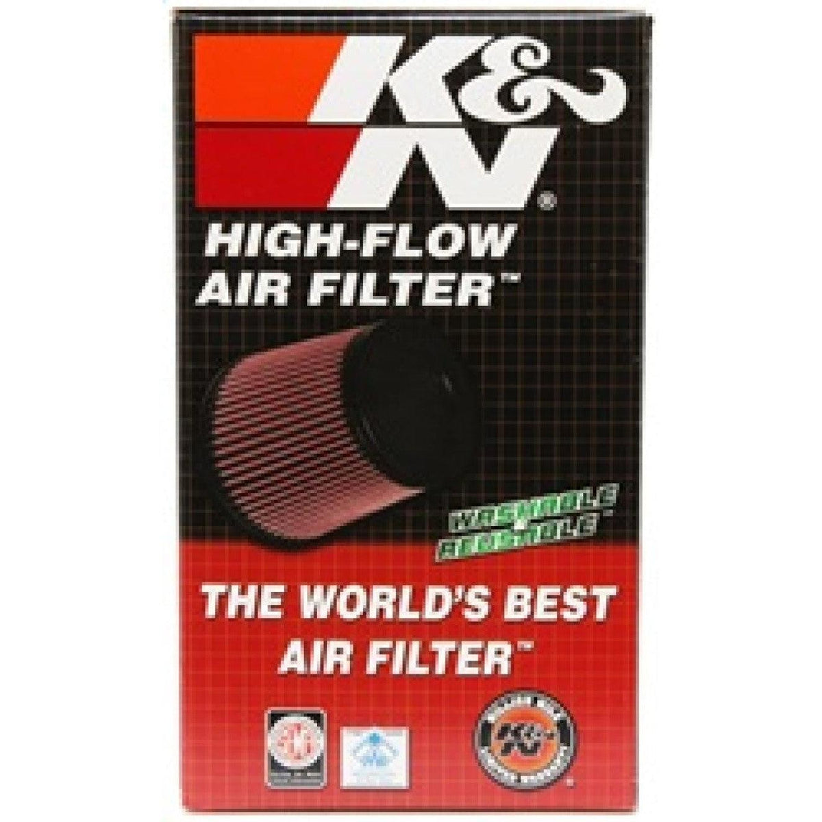 K&N Universal Air Filter 3-1/2in Flange / 5-1/2in Base / 4-1/2in Top / 6-1/2in Height - Saikospeed