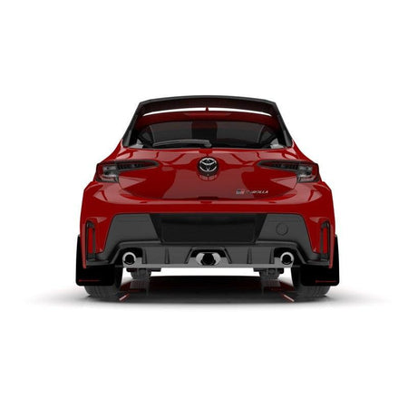 Rally Armor 2023 Toyota GR Corolla Red UR Mud Flap w/ Black Logo - Saikospeed