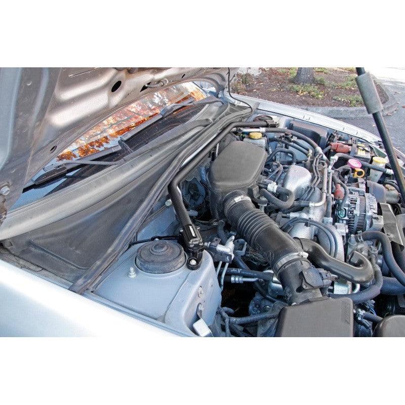 Perrin 02-07 Subaru Impreza (WRX/STi/RS/2.5i) / 04-08 Forester Front Strut Brace - Black - Saikospeed