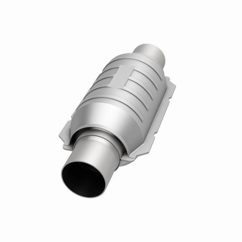 MagnaFlow Conv Univ 2.25in Inlet/Outlet Center/Center Round 9in Body L x 5.125in W x 13in Overall L - Saikospeed