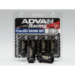 Advan Lug Nut 12X1.25 (Black) - 4 Pack