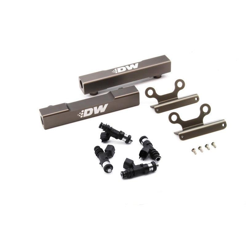 DeatschWerks 02+ Subaru WRX / 07+ STI/LGT Top Feed Fuel Rail Upgrade Kit w/ 750cc Injectors - Saikospeed