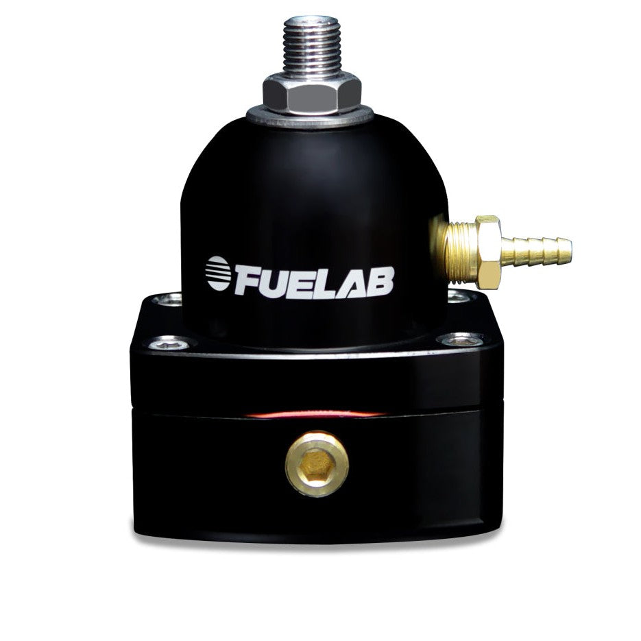 Fuelab 515 EFI Adjustable FPR 25-90 PSI (2) -6AN In (1) -6AN Return - Black