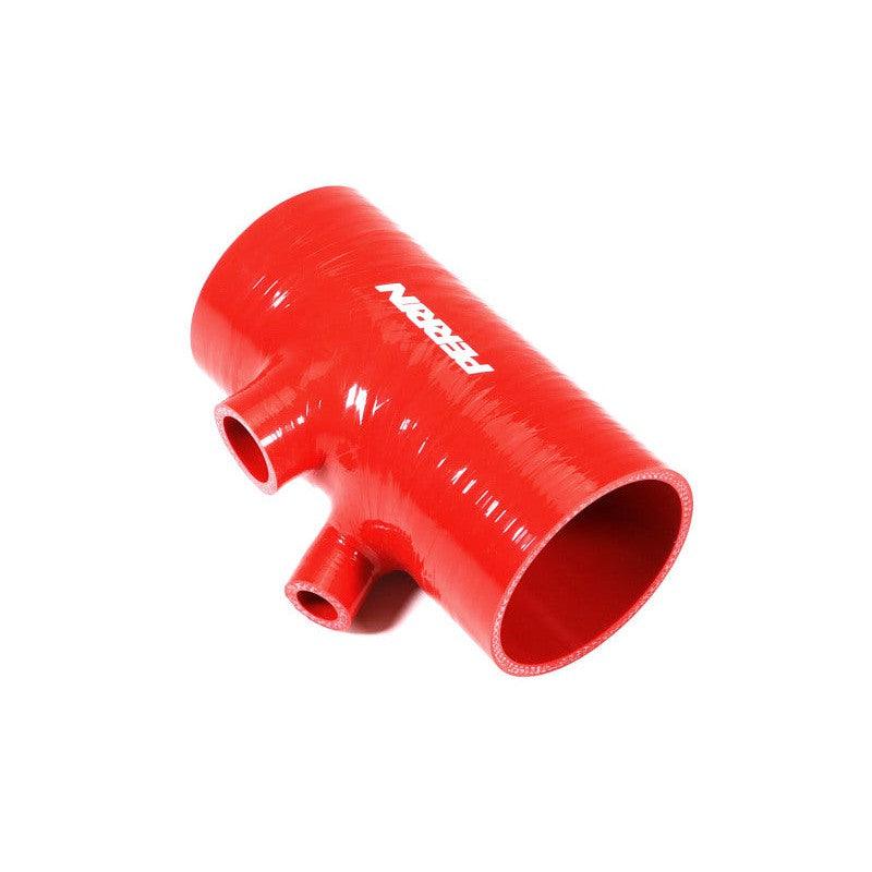 Perrin 2022+ Subaru WRX Red 3in Turbo Inlet Hose w/ Nozzle (Short) - Saikospeed