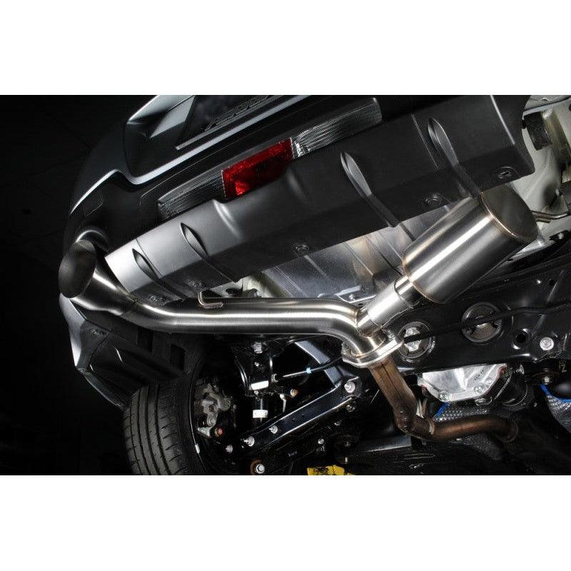 Perrin 2022 BRZ/GR86 Axle Back Exhaust SS (Single Side Exit w/Helmholtz Chamber) - Saikospeed
