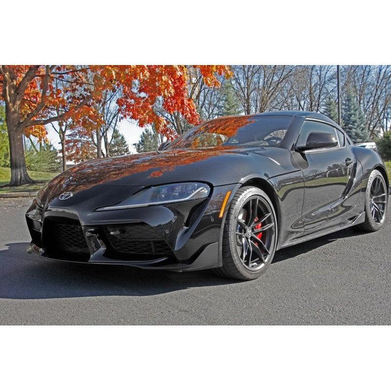 Perrin 2020 Toyota Supra Tow Hook Kit (Front) - Black - Saikospeed