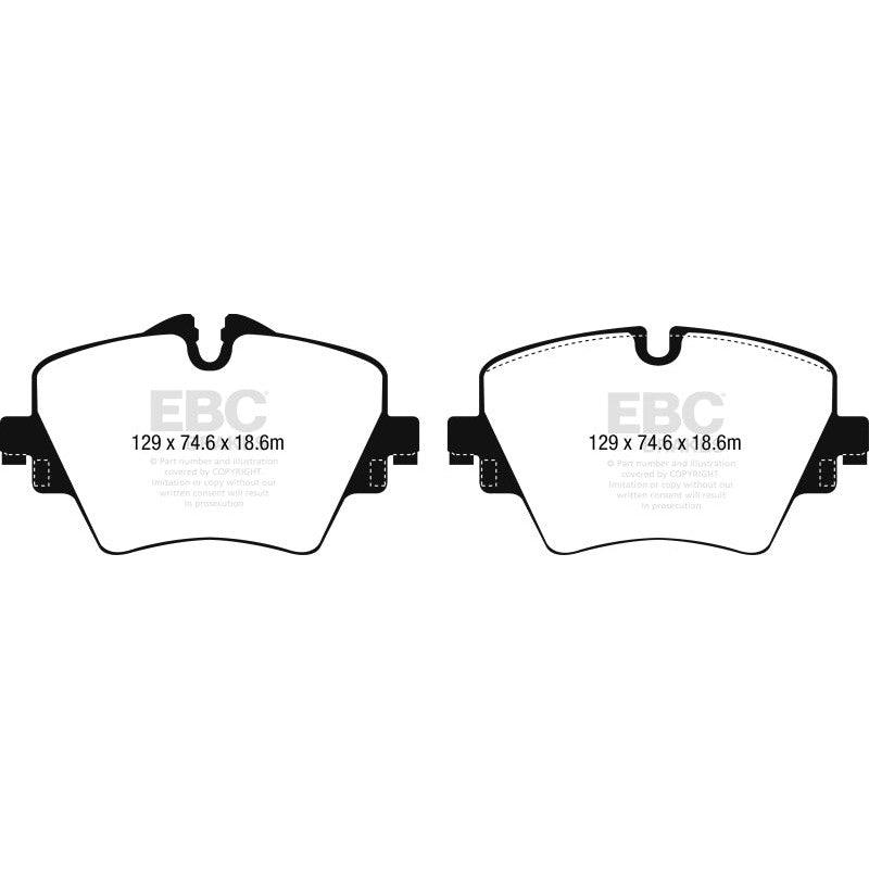 EBC 2017+ Mini Cooper Countryman (F60) 1.5L Turbo Greenstuff Front Brake Pads - Saikospeed