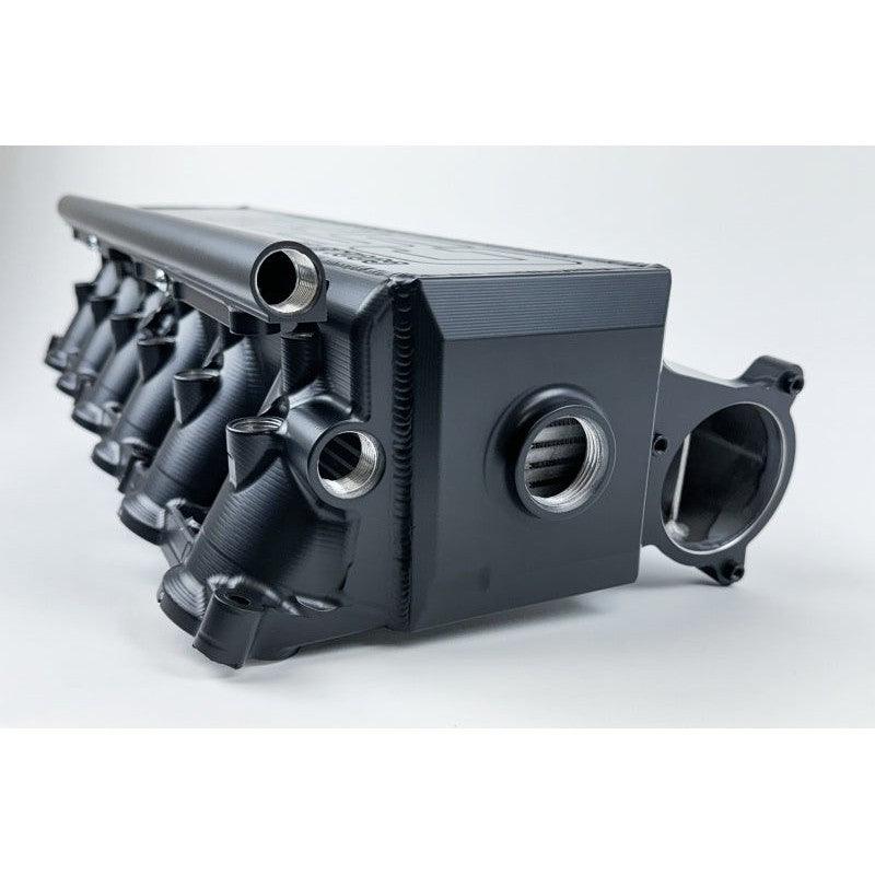 CSF Gen 2 B58 Race X Charge-Air-Cooler Manifold - Thermal Black Finish - Saikospeed