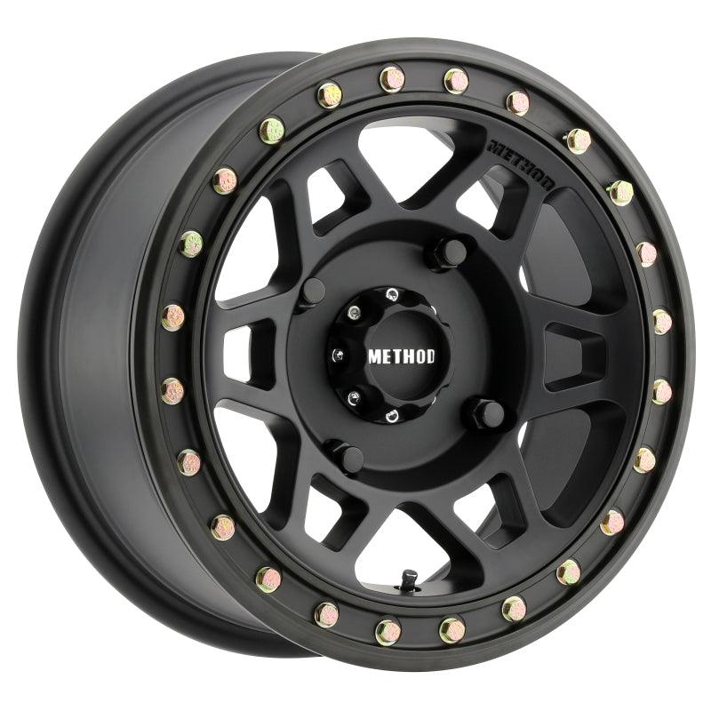 Method MR405 UTV Beadlock 15x7 / 5+2/38mm Offset / 4x136 / 106mm CB Matte Black Wheel - Saikospeed