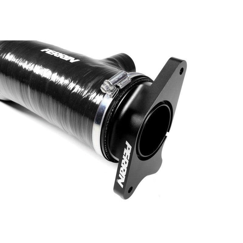 Perrin 2022+ Subaru WRX Black 3in Turbo Inlet Hose w/ Nozzle - Saikospeed