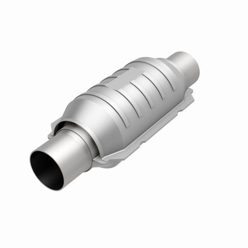 MagnaFlow Conv Univ 2.25in Inlet/Outlet Center/Center Round 9in Body L x 5.125in W x 13in Overall L - Saikospeed