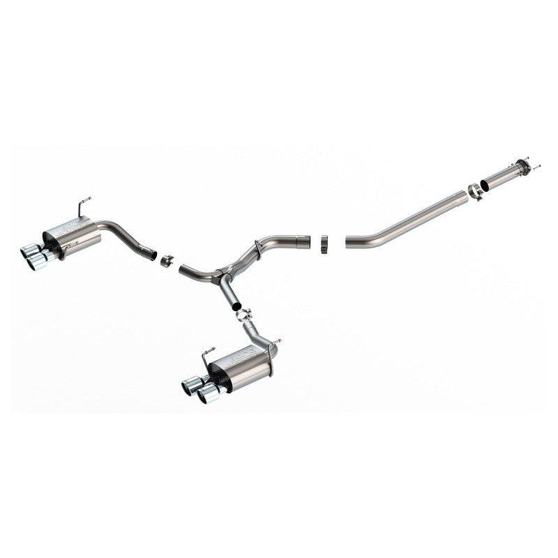 Borla 2022 Subaru WRX 2.4L Turbo AT/MT AWD S-Type Catback Exhaust Polished Tips - Saikospeed