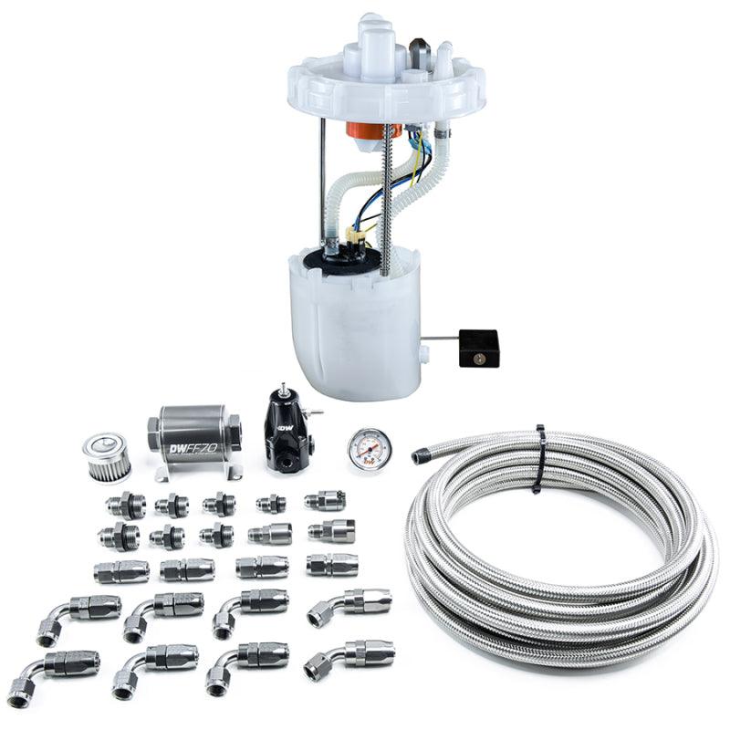 DeatschWerks 12-15 Honda Civic Si/13-15 Acura ILX DW400 Pump Module & Return Kit w/CPE Fuel Lines - Saikospeed