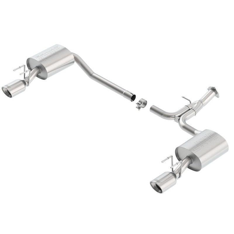 Borla 13-15 Honda Accord Coupe 3.5L FWD SS Rear Section Single Split Rear Exit Touring Exhaust - Saikospeed