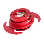 NRG Quick Release Kit Gen 3.0 - Red Metal Body / Red Ring w/Handles