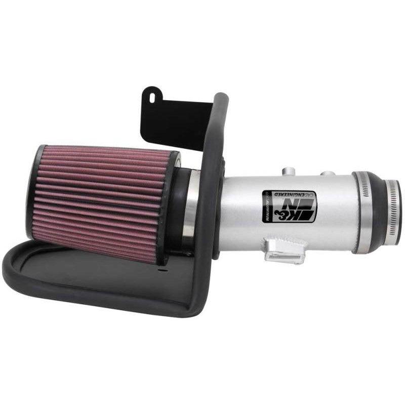 K&N 13-14 Honda Accord 3.5L V6 69 Series Typhoon Air Intake System - Silver Cold Air Intake Kit - Saikospeed